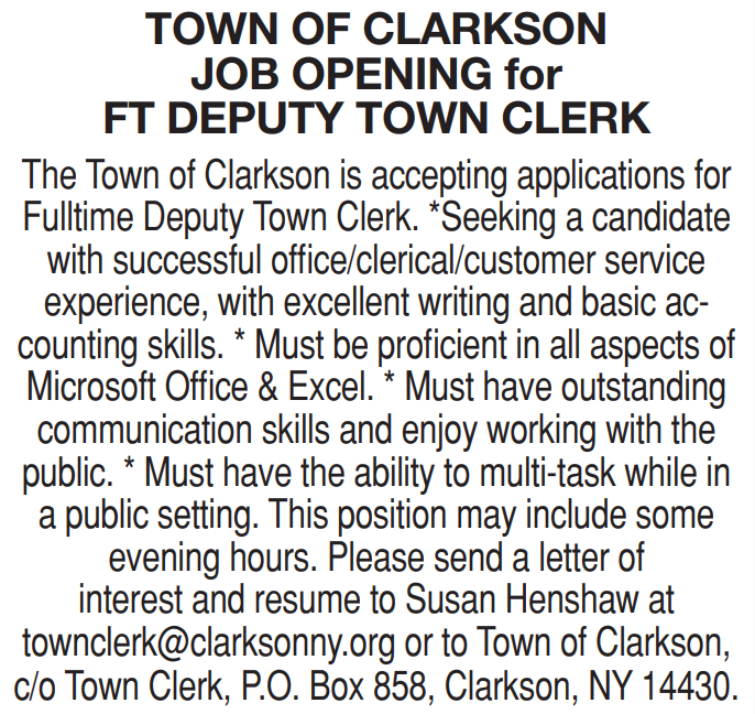 Town of Clarkson New York